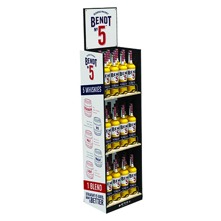 Wood Display Floor Rack