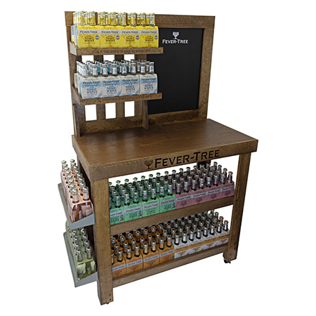 Butcher Block Floor Display