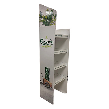 Carlsberg Printed Corrugated Floor Display