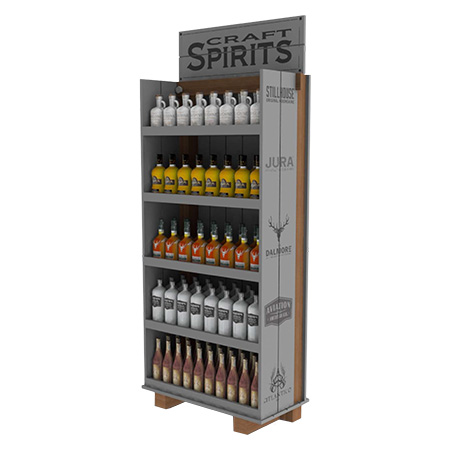 Craft Spirits Floor Display