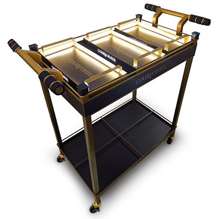 Branded Illuminated Custom Bar Cart