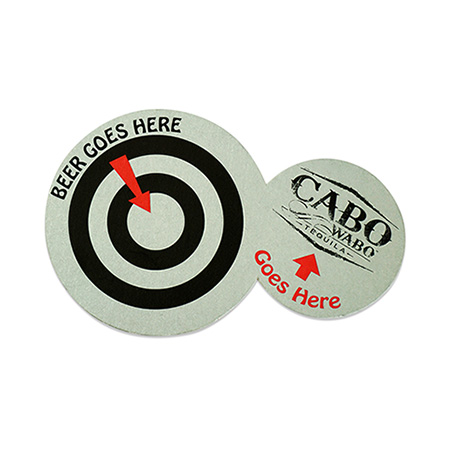 Bullseye Design Coaster
