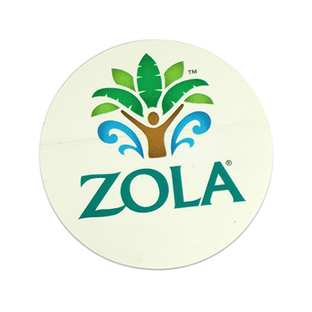Round Laminated Sticker