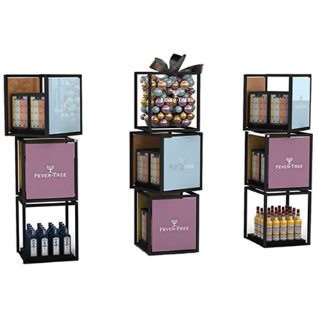 Metal Fever Tree Holiday Floor Display