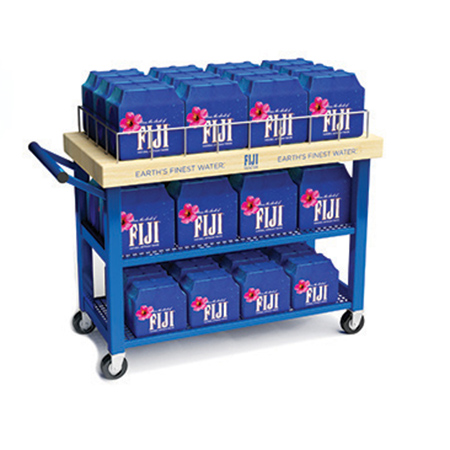 Metal Rolling Cart Display