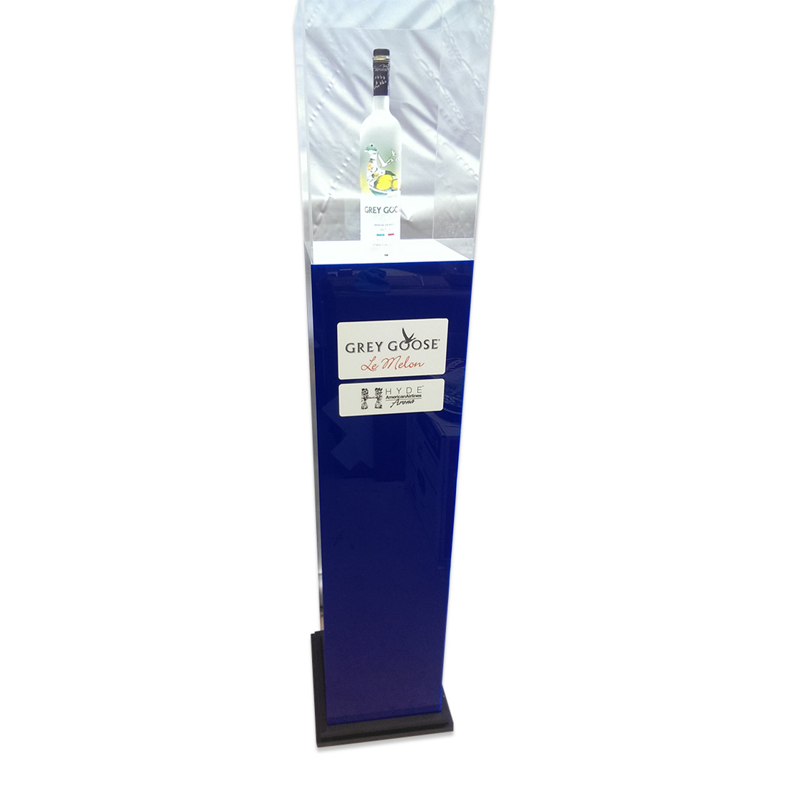 Illuminated Acrylic Bottle Display