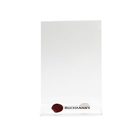 'Buchanan's' Acrylic Menu Holders
