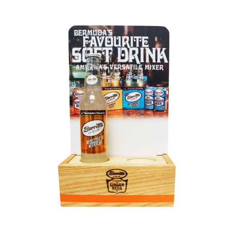 Wood Crafted Bottle Display Stand