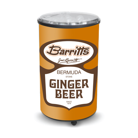 Custom Rolling Barrel Cooler