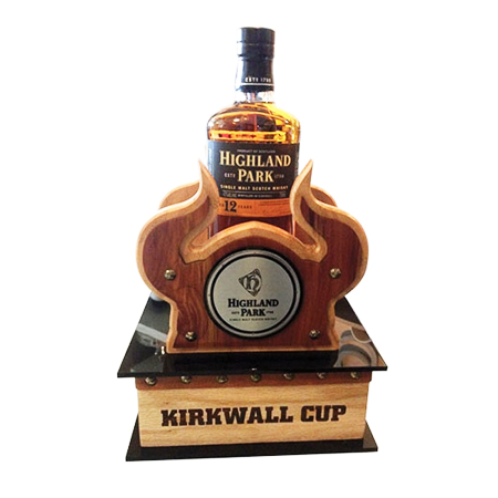 Wood Bottle Back Bar Display