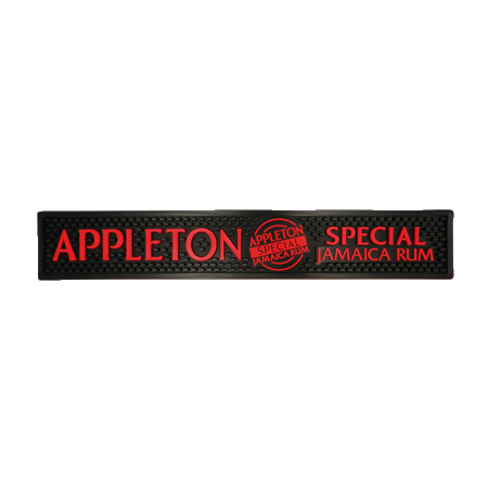 Red Outlined Bar Rail Mat