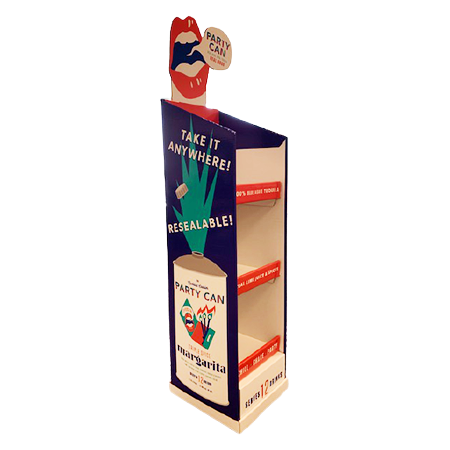 Ready to Drink Cans Corrugated Display