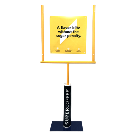Super Coffee Goal Post Display Enhancer