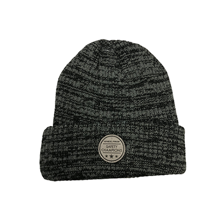 Waffle Knit Patch Sewn Beanie